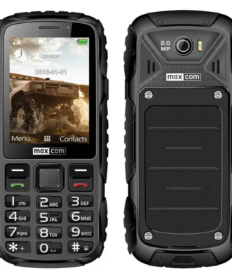 Maxcom MM920 2.8" Water-dust proof IP67 με Φακό, Ραδιόφωνο (Λειτουργεί χωρίς Handsfree) και Κάμερα Μαύρο