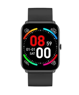 Maxcom Smartwatch Fit FW36 Aurum SE 220mAh Μαύρο Silicon Band