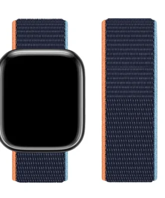 Watchband Hoco WA02 38/40/41mm από Nylon για Apple Watch series 1/2/3/4/5/6/7/8/SE Dark Navy
