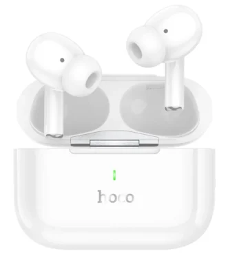 Wireless Hands Free Hoco EW59 TWS V5.3 300mAh Συμβατό με Siri και 4 Ώρες Ομιλίας Λευκά