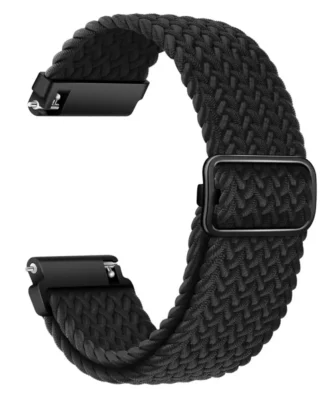 Watchband Hoco WH03 Jane Eyre Series από Ultra-Thin Nylon για Samsung Huawei Xiaomi Vivo κα 20mm Universal Μαύρο