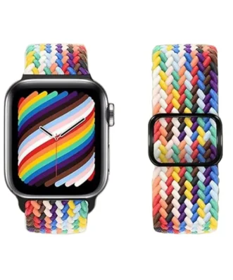 Watchband Noozy 42/44/45/49mm για Apple Watch 1/2/3/4/5/6/7/8/9/se/ultra 1/ultra 2 Μαύρο Nylon Woven Band