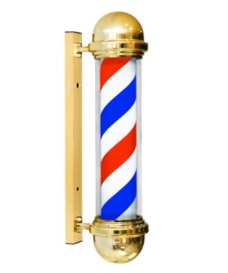 BARBER POLE gold detail 65cm