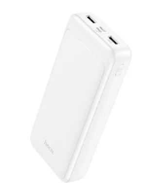 Power Bank Hoco J111A 20000mAh 96Wh με 2x USB-A 5V/2A Λευκό