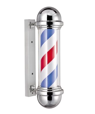 BARBER POLE silver