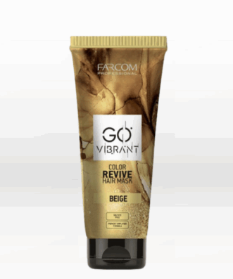 Farcom Professional Go Vibrant Color Revive Hair Mask Beige 200ml
