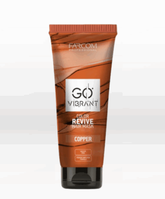 Farcom Professional Go Vibrant Color Revive Hair Mask Copper 200ml
