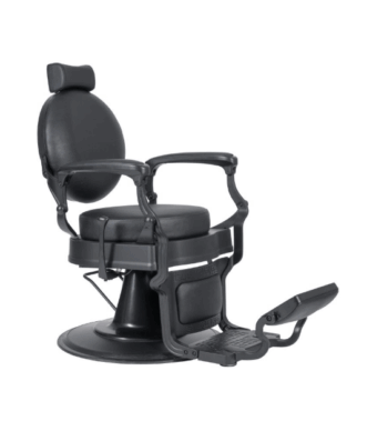 BARBER CHAIR LEGENT ROUND BLACK