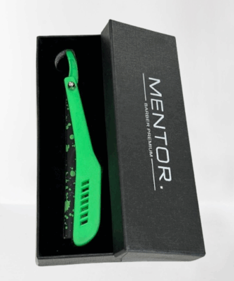MENTOR barber premium φαλτσέτα (πράσινο)